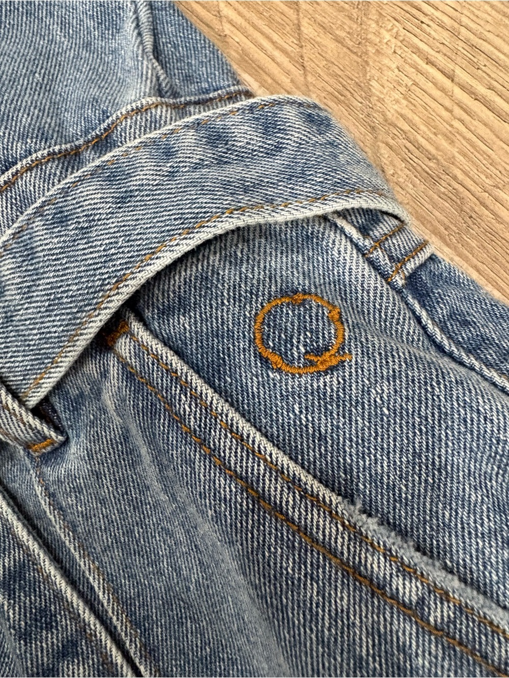 Circle of Trust Levy Jumpsuit- Denim Tie-Waist Jumpsuit Small NWT - Picture 4 of 7